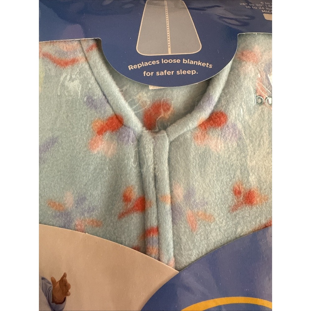 Halo SleepSack Original Wearable Blanket Blue Fleece Back Is Best M 6-12 Months - Picture 3 of 5